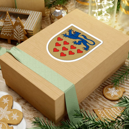 De Gothers våben (Denmark) (Coat of Arms) STICKER Vinyl Kiss-Cut Decal - The Sticker Space