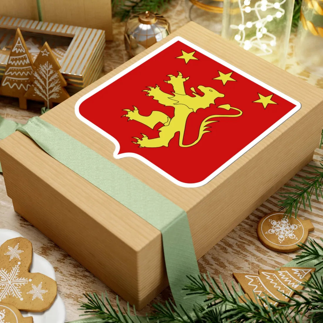 De Laborde de Montpezat (Denmark) (Coat of Arms) STICKER Vinyl Kiss-Cut Decal - The Sticker Space