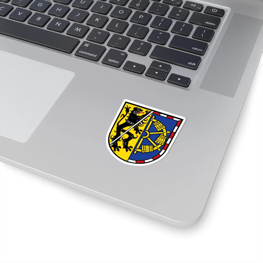 DE Landkreis Erlangen-Hoechstadt COA (Germany) (Coat of Arms) STICKER Vinyl Kiss-Cut Decal - The Sticker Space