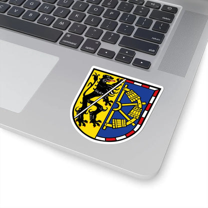 DE Landkreis Erlangen-Hoechstadt COA (Germany) (Coat of Arms) STICKER Vinyl Kiss-Cut Decal - The Sticker Space
