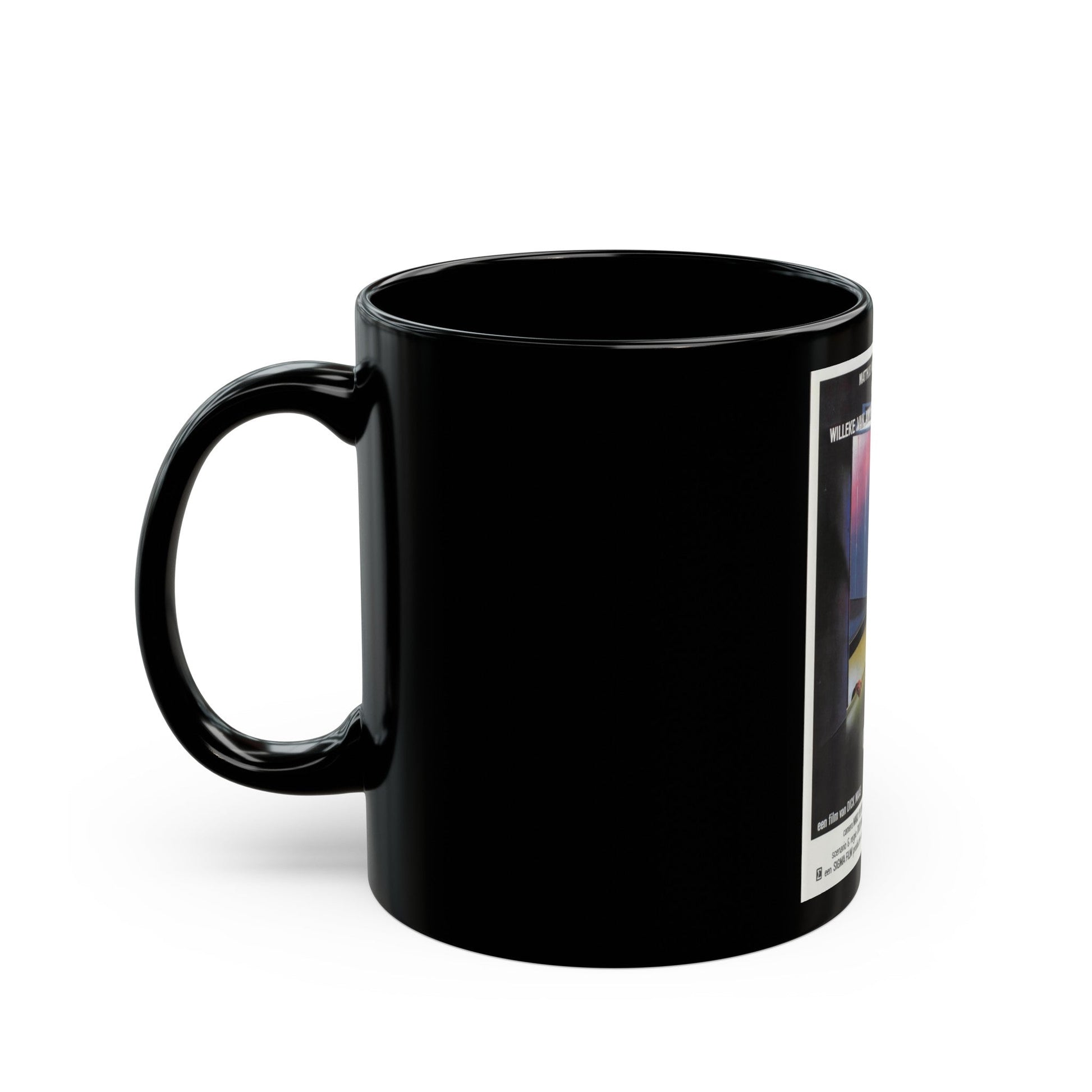 DE LIFT 1983 Movie Poster - Black Coffee Mug-The Sticker Space