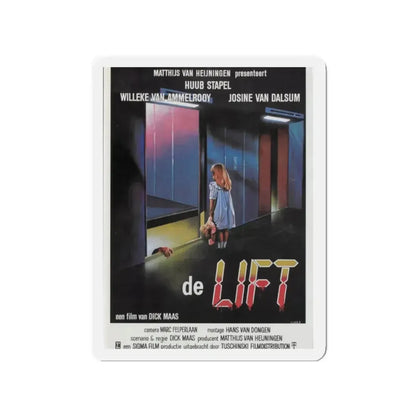 DE LIFT 1983 Movie Poster - Refrigerator Magnet 2 Inch - The Sticker Space