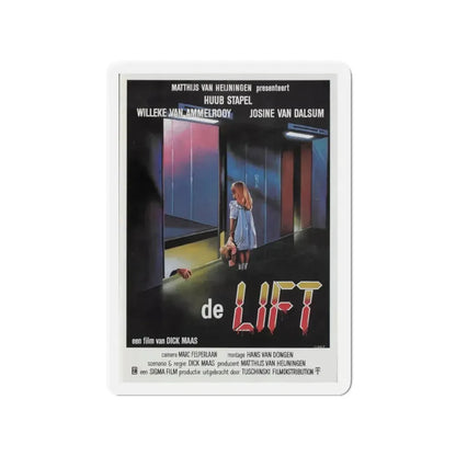 DE LIFT 1983 Movie Poster - Refrigerator Magnet 3 Inch - The Sticker Space
