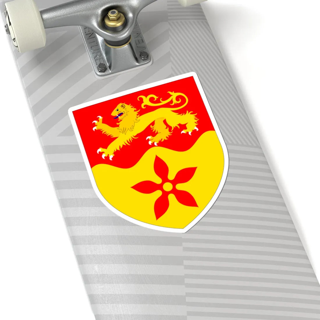 De Montfort University arms (United Kingdom) (Coat of Arms) STICKER Vinyl Kiss-Cut Decal - The Sticker Space