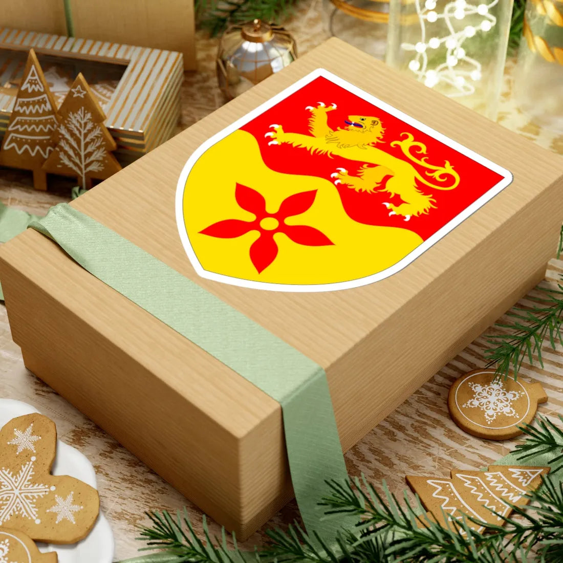 De Montfort University arms (United Kingdom) (Coat of Arms) STICKER Vinyl Kiss-Cut Decal - The Sticker Space