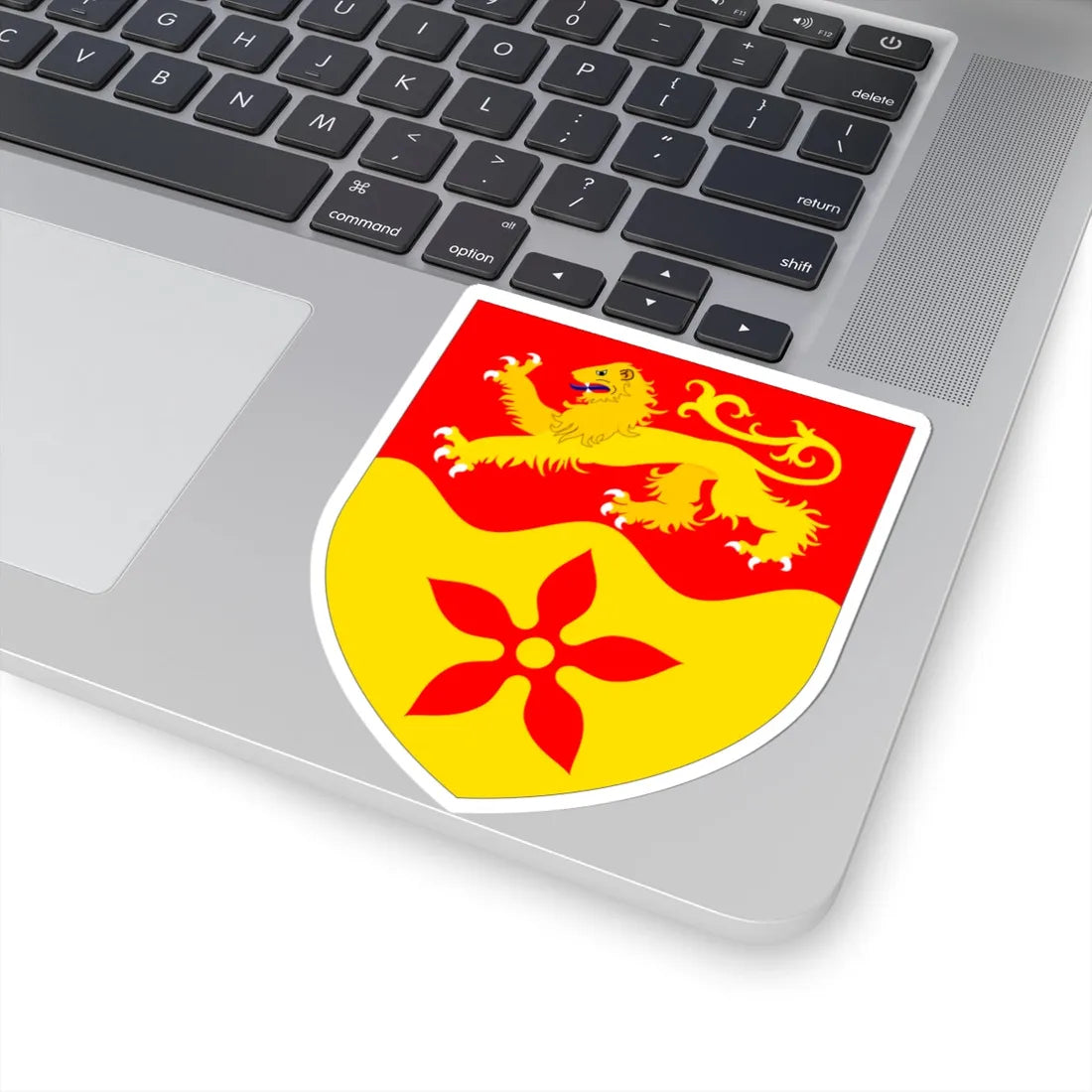 De Montfort University arms (United Kingdom) (Coat of Arms) STICKER Vinyl Kiss-Cut Decal - The Sticker Space