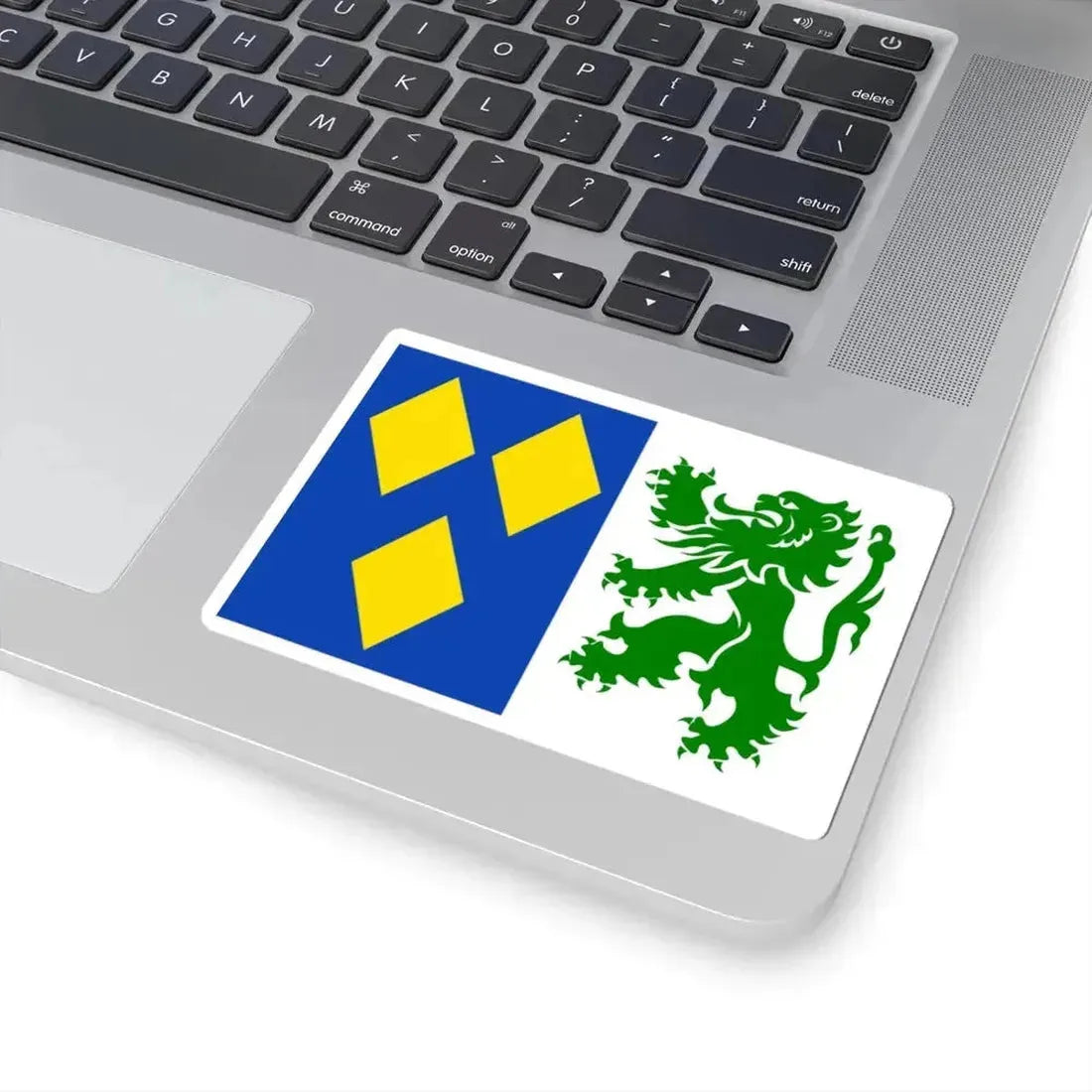 De Panne vlag (Belgium) STICKER Vinyl Kiss-Cut Decal - The Sticker Space