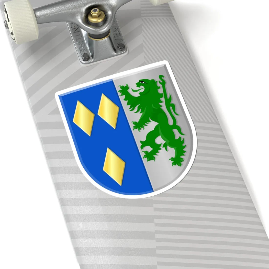 De Panne wapen (Belgium) (Coat of Arms) STICKER Vinyl Kiss-Cut Decal - The Sticker Space