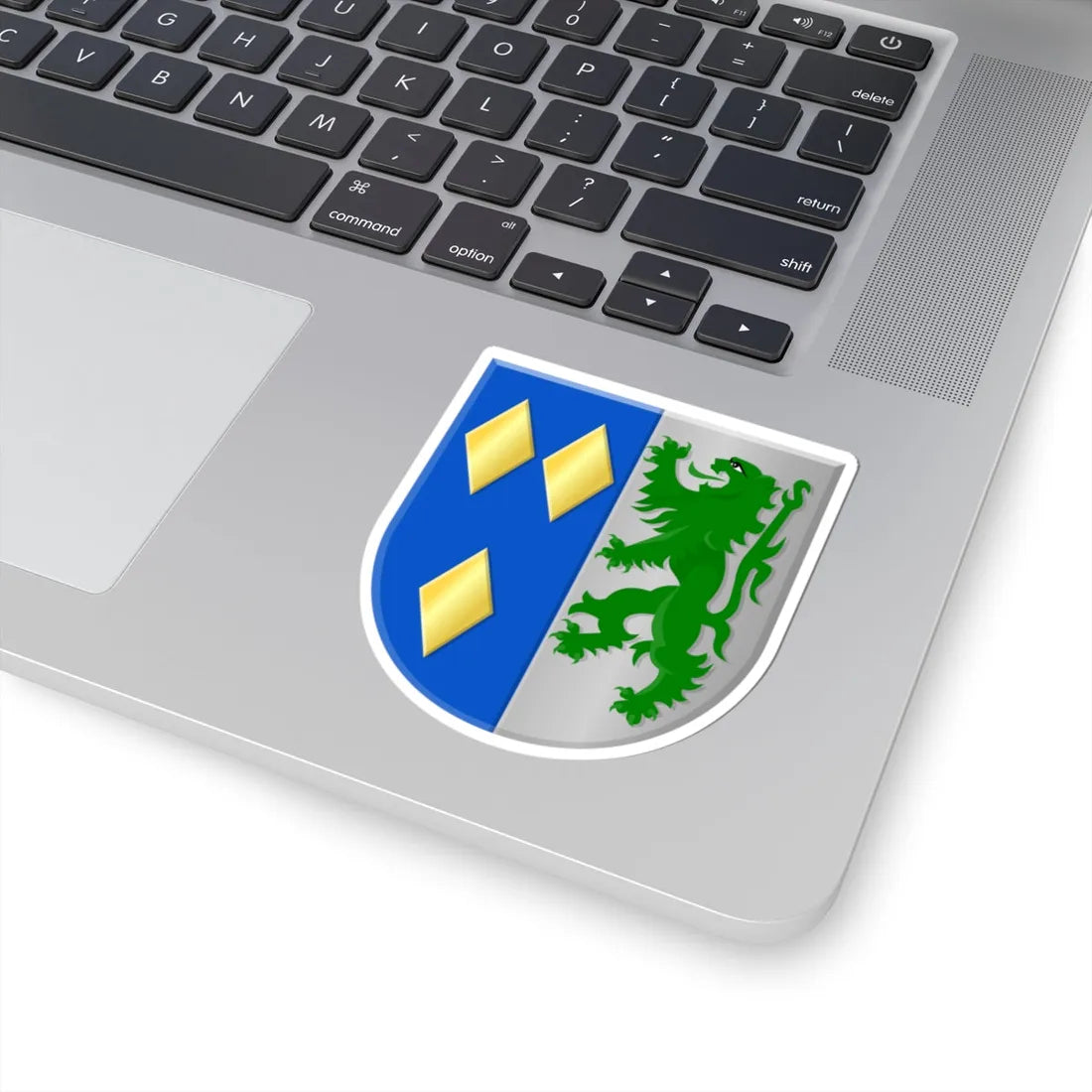 De Panne wapen (Belgium) (Coat of Arms) STICKER Vinyl Kiss-Cut Decal - The Sticker Space
