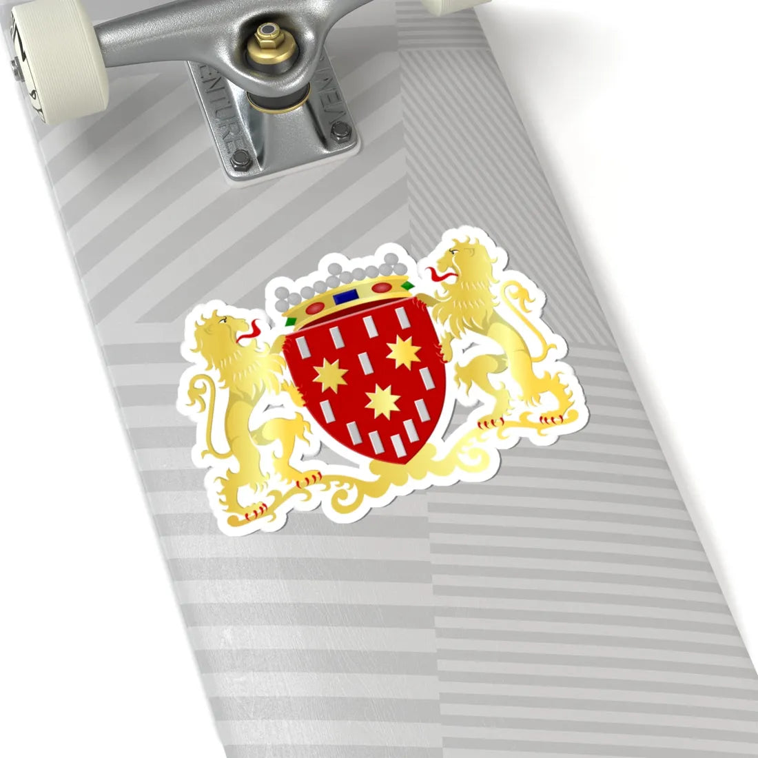 De Pinte wapen (Belgium) (Coat of Arms) STICKER Vinyl Kiss-Cut Decal - The Sticker Space