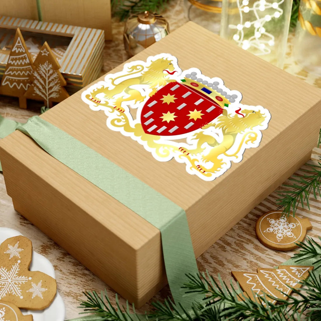 De Pinte wapen (Belgium) (Coat of Arms) STICKER Vinyl Kiss-Cut Decal - The Sticker Space