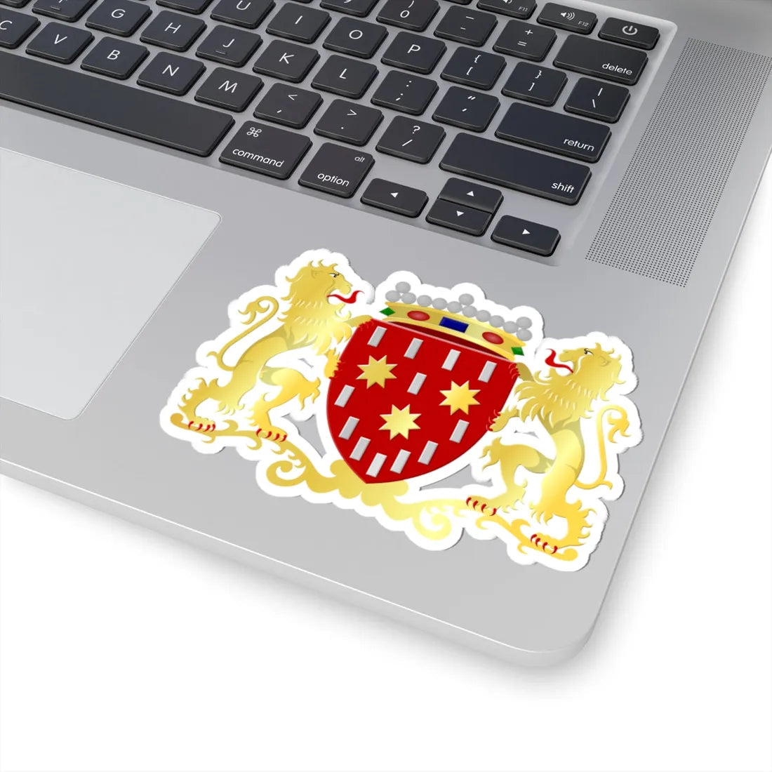 De Pinte wapen (Belgium) (Coat of Arms) STICKER Vinyl Kiss-Cut Decal - The Sticker Space