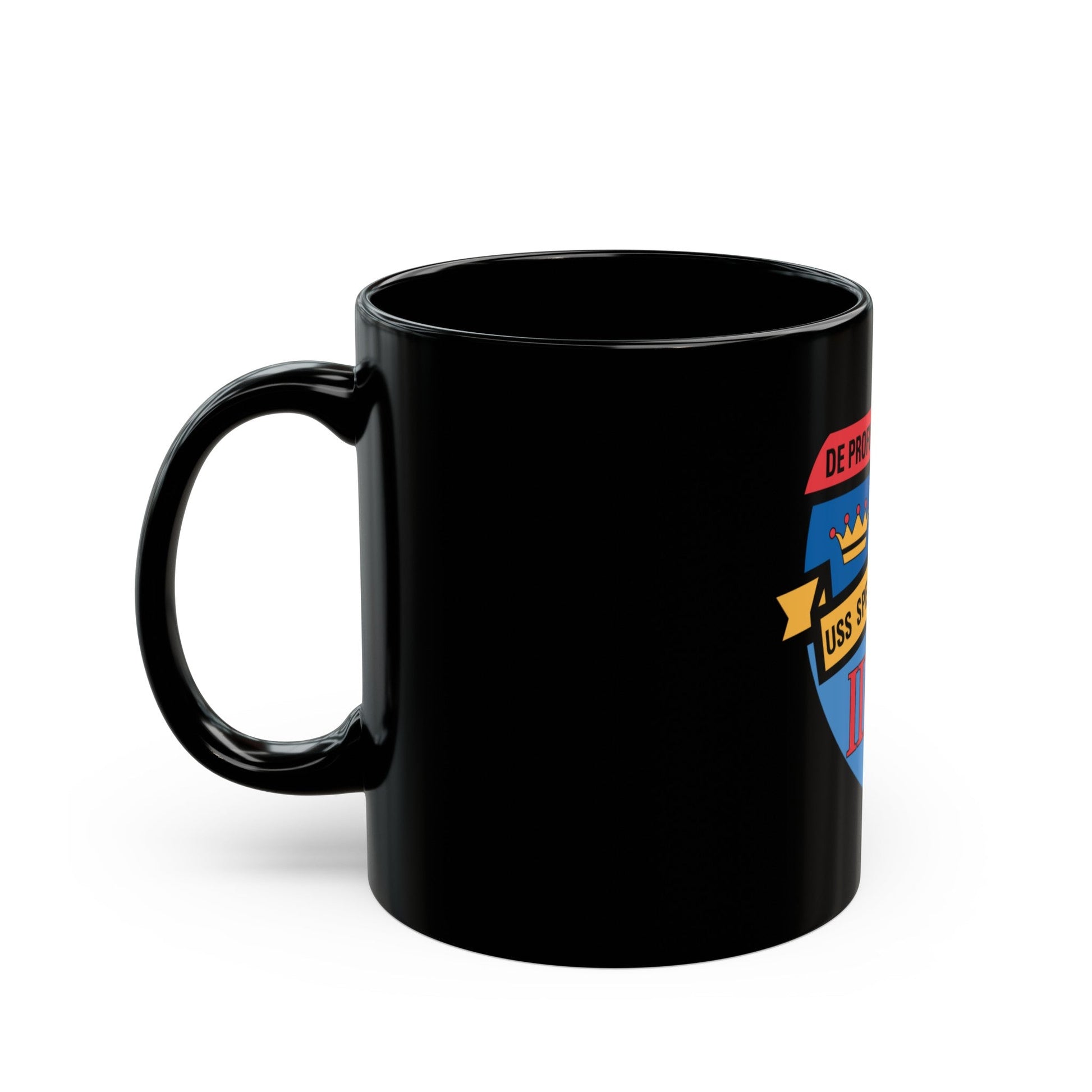 De Profunois Triden USS Sperry As 12 (U.S. Navy) Black Coffee Mug-The Sticker Space