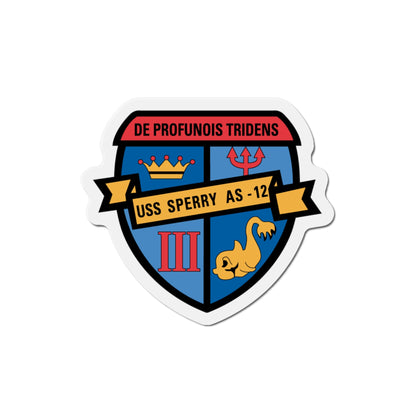 De Profunois Triden USS Sperry As 12 (U.S. Navy) Die-Cut Magnet-4" x 4"-The Sticker Space