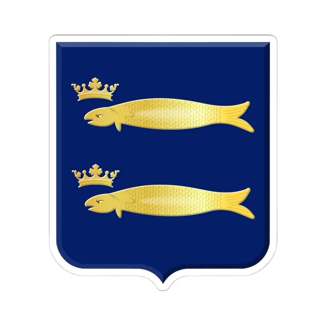 De-Rijp wapen HRvA (Netherlands) (Coat of Arms) STICKER Vinyl Kiss-Cut Decal 4 Inch White - The Sticker Space