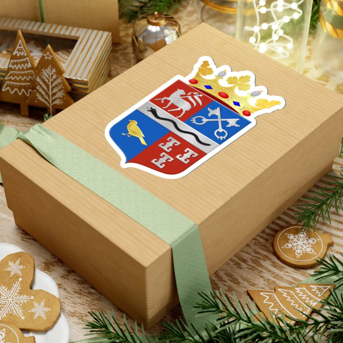 De Ronde Venen wapen 2016 (Netherlands) (Coat of Arms) STICKER Vinyl Kiss-Cut Decal - The Sticker Space