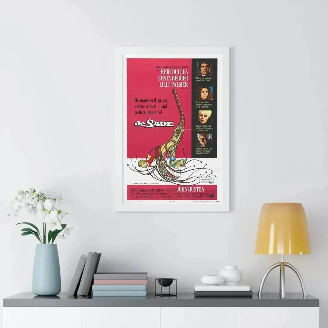 DE SADE 1969 - Framed Movie Poster - The Sticker Space
