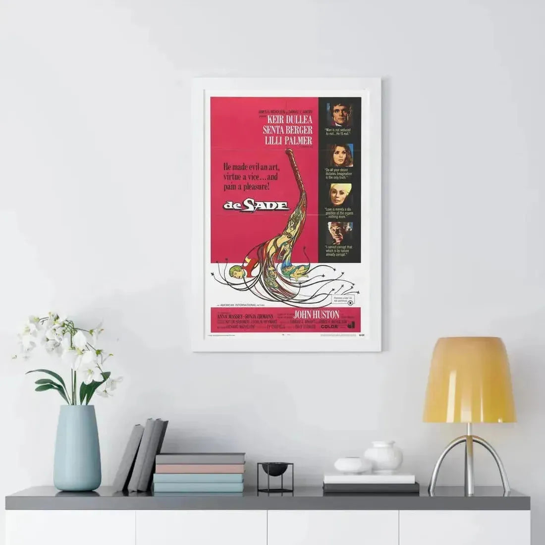 DE SADE 1969 - Framed Movie Poster - The Sticker Space