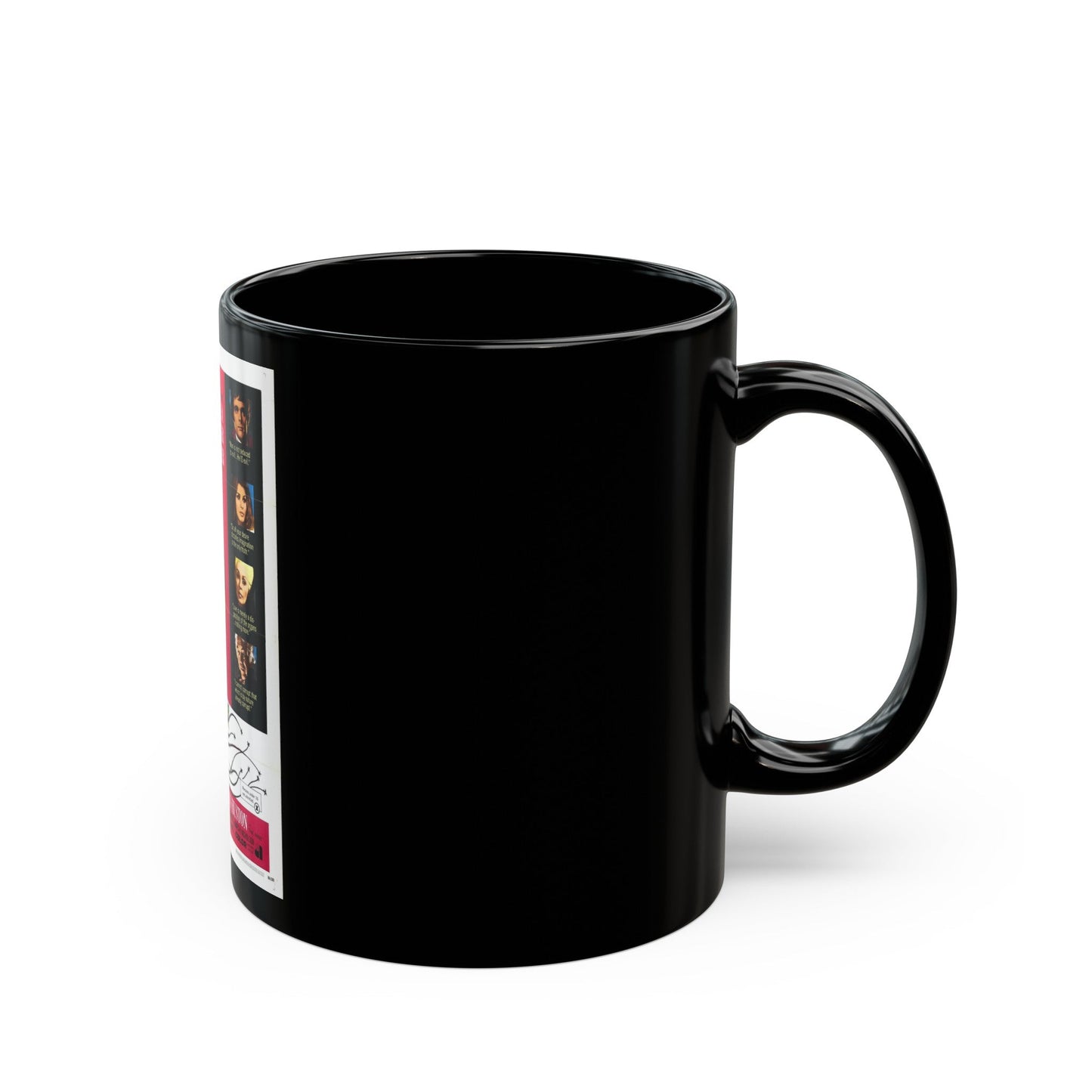 DE SADE 1969 Movie Poster - Black Coffee Mug-The Sticker Space