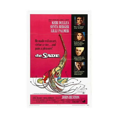 DE SADE 1969 - Paper Movie Poster - The Sticker Space