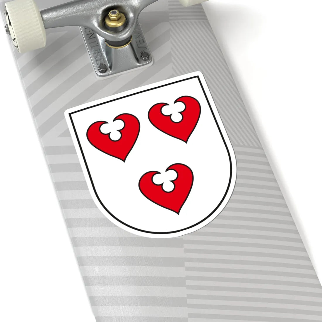 DE-ST 15-0-82-340 Brehna COA (Denmark) (Coat of Arms) STICKER Vinyl Kiss-Cut Decal - The Sticker Space