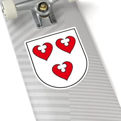 DE-ST 15-0-82-340 Brehna COA (Denmark) (Coat of Arms) STICKER Vinyl Kiss-Cut Decal - The Sticker Space