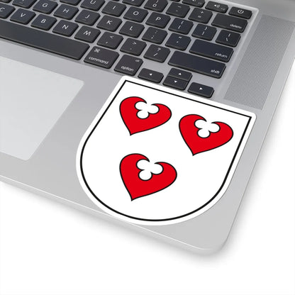 DE-ST 15-0-82-340 Brehna COA (Denmark) (Coat of Arms) STICKER Vinyl Kiss-Cut Decal - The Sticker Space