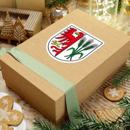 DE-ST 15-0-83-205 Bregenstedt COA (Germany) (Coat of Arms) STICKER Vinyl Kiss-Cut Decal - The Sticker Space