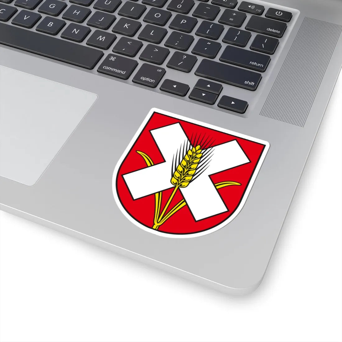 DE-ST 15-0-83-531 Bottmersdorf COA (Germany) (Coat of Arms) STICKER Vinyl Kiss-Cut Decal - The Sticker Space