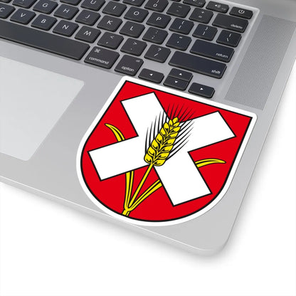DE-ST 15-0-83-531 Bottmersdorf COA (Germany) (Coat of Arms) STICKER Vinyl Kiss-Cut Decal - The Sticker Space
