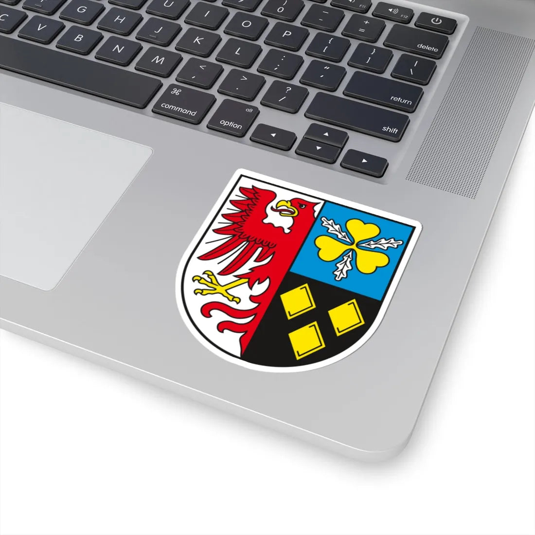 DE-ST 15-0-90 Landkreis Stendal COA (Germany) (Coat of Arms) STICKER Vinyl Kiss-Cut Decal - The Sticker Space