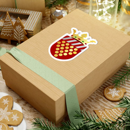 De Wijk wapen (Netherlands) (Coat of Arms) STICKER Vinyl Kiss-Cut Decal - The Sticker Space