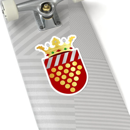 De Wijk wapen (Netherlands) (Coat of Arms) STICKER Vinyl Kiss-Cut Decal - The Sticker Space