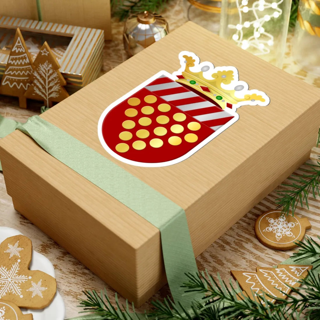 De Wijk wapen (Netherlands) (Coat of Arms) STICKER Vinyl Kiss-Cut Decal - The Sticker Space