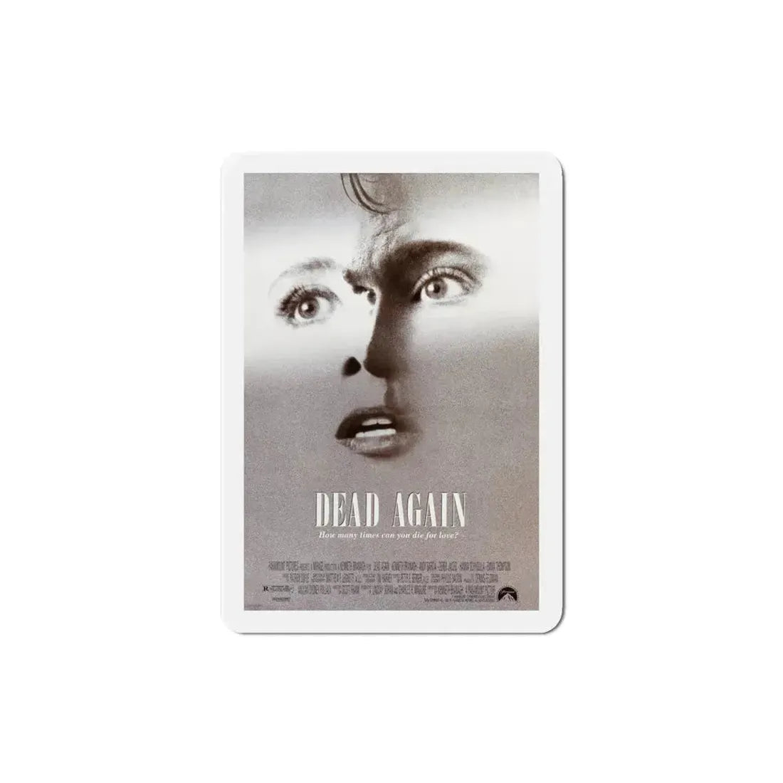 Dead Again 1991 Movie Poster Refrigerator Magnet 4 Inch - The Sticker Space