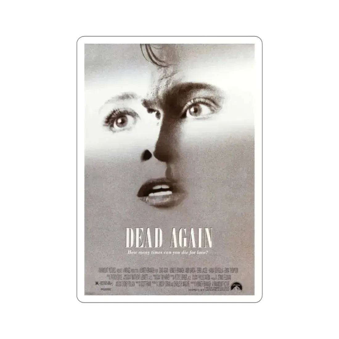Dead Again 1991 Movie Poster STICKER Vinyl Die-Cut Decal 2 Inch - The Sticker Space