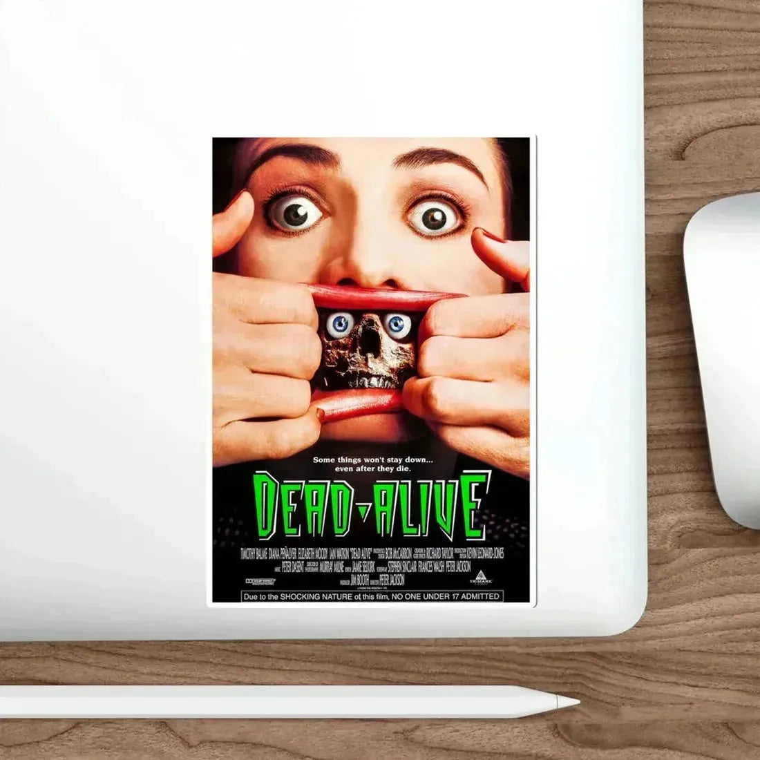 Dead Alive aka Braindead 1992 Movie Poster STICKER Vinyl Die-Cut Decal - The Sticker Space