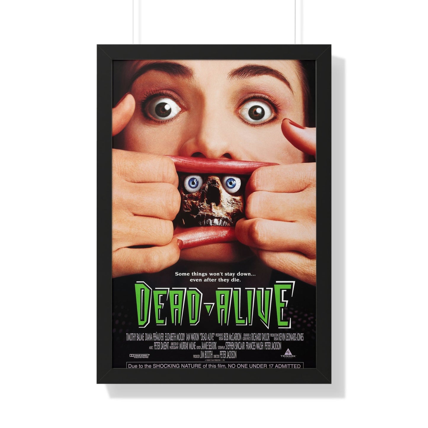 DEAD-ALIVE (BRAINDEAD) 1992 - Framed Movie Poster-20" x 30"-The Sticker Space