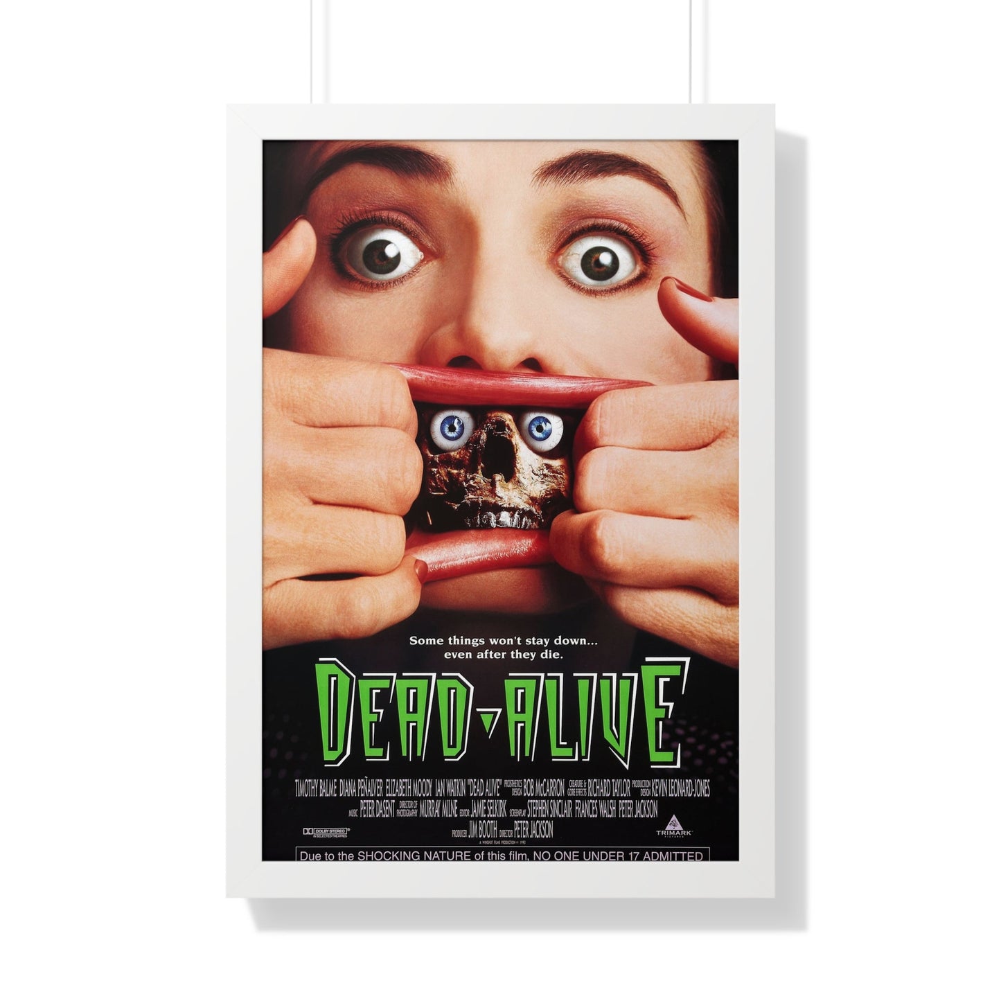 DEAD-ALIVE (BRAINDEAD) 1992 - Framed Movie Poster-20" x 30"-The Sticker Space