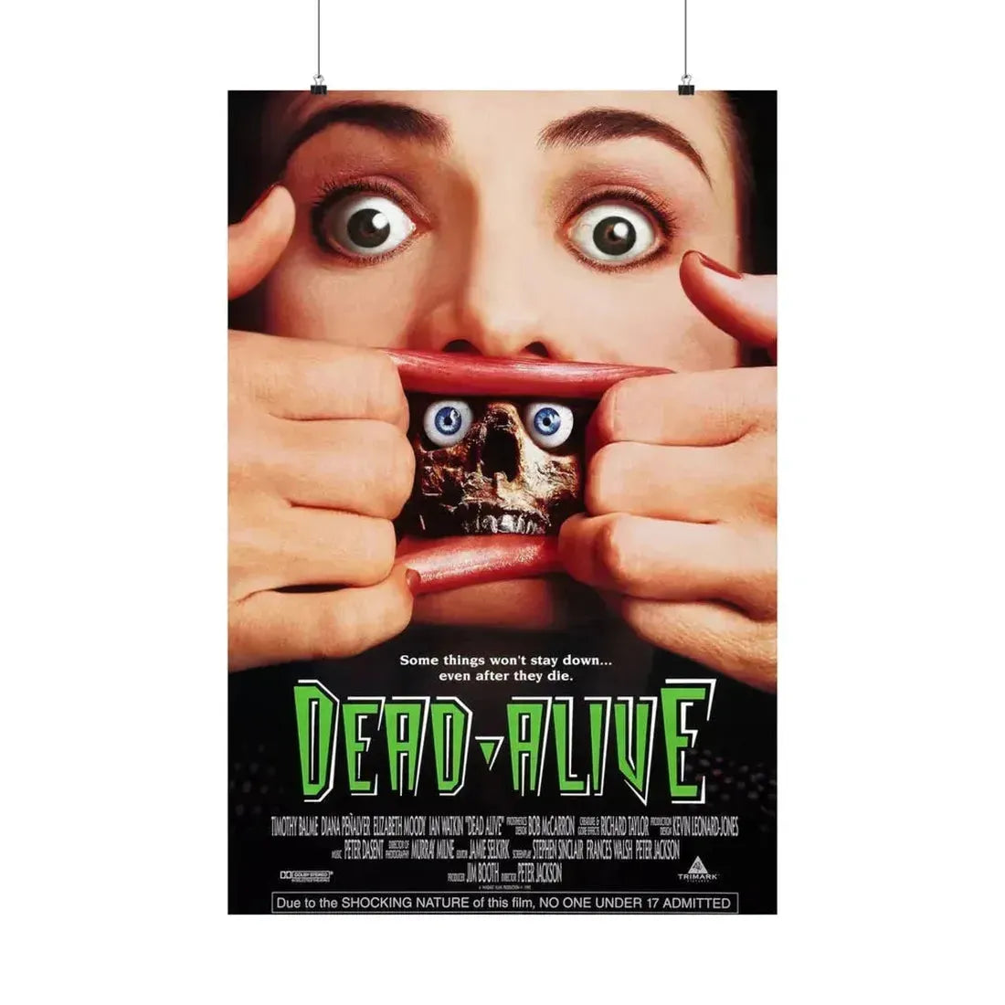 DEAD-ALIVE (BRAINDEAD) 1992 - Paper Movie Poster 24″ x 36″ Matte - The Sticker Space