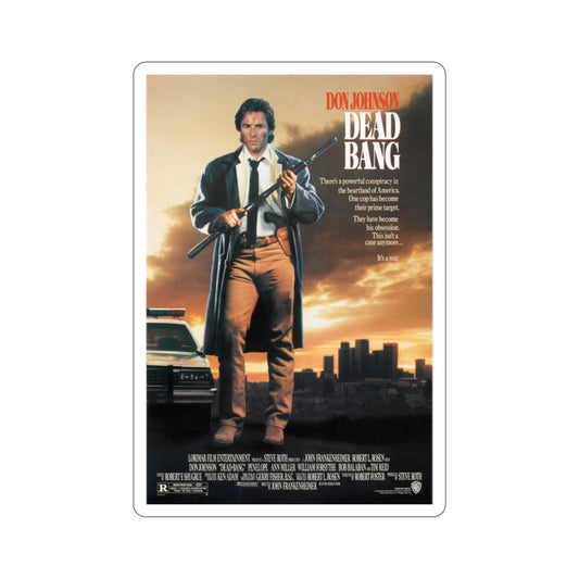 Dead Bang 1989 Movie Poster STICKER Vinyl Die-Cut Decal-2 Inch-The Sticker Space