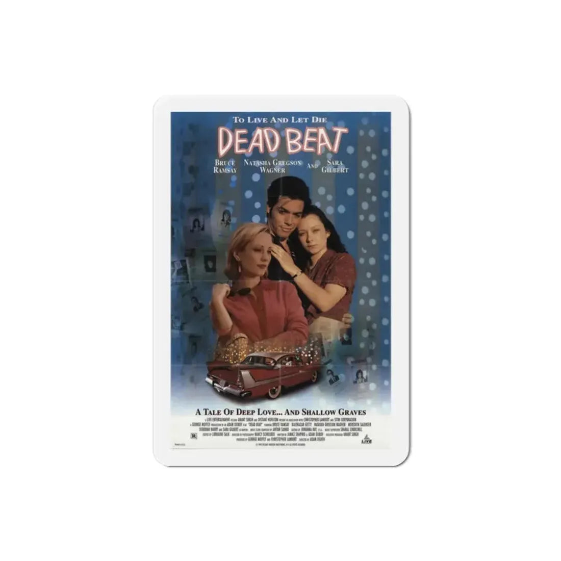 Dead Beat 1994 Movie Poster Refrigerator Magnet - The Sticker Space