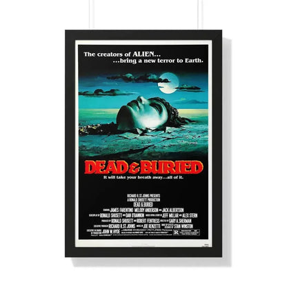 DEAD & BURIED 1981 - Framed Movie Poster 20" x 30" Black - The Sticker Space