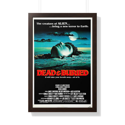 DEAD & BURIED 1981 - Framed Movie Poster-20" x 30"-The Sticker Space