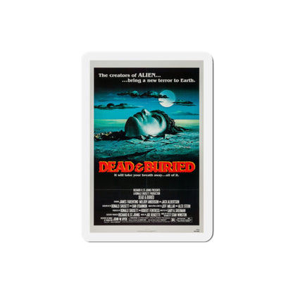 Dead & Buried 1981 Movie Poster Die-Cut Magnet-2" x 2"-The Sticker Space