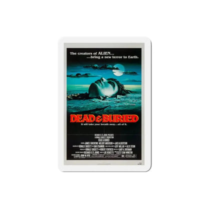 Dead & Buried 1981 Movie Poster Refrigerator Magnet 2 Inch - The Sticker Space