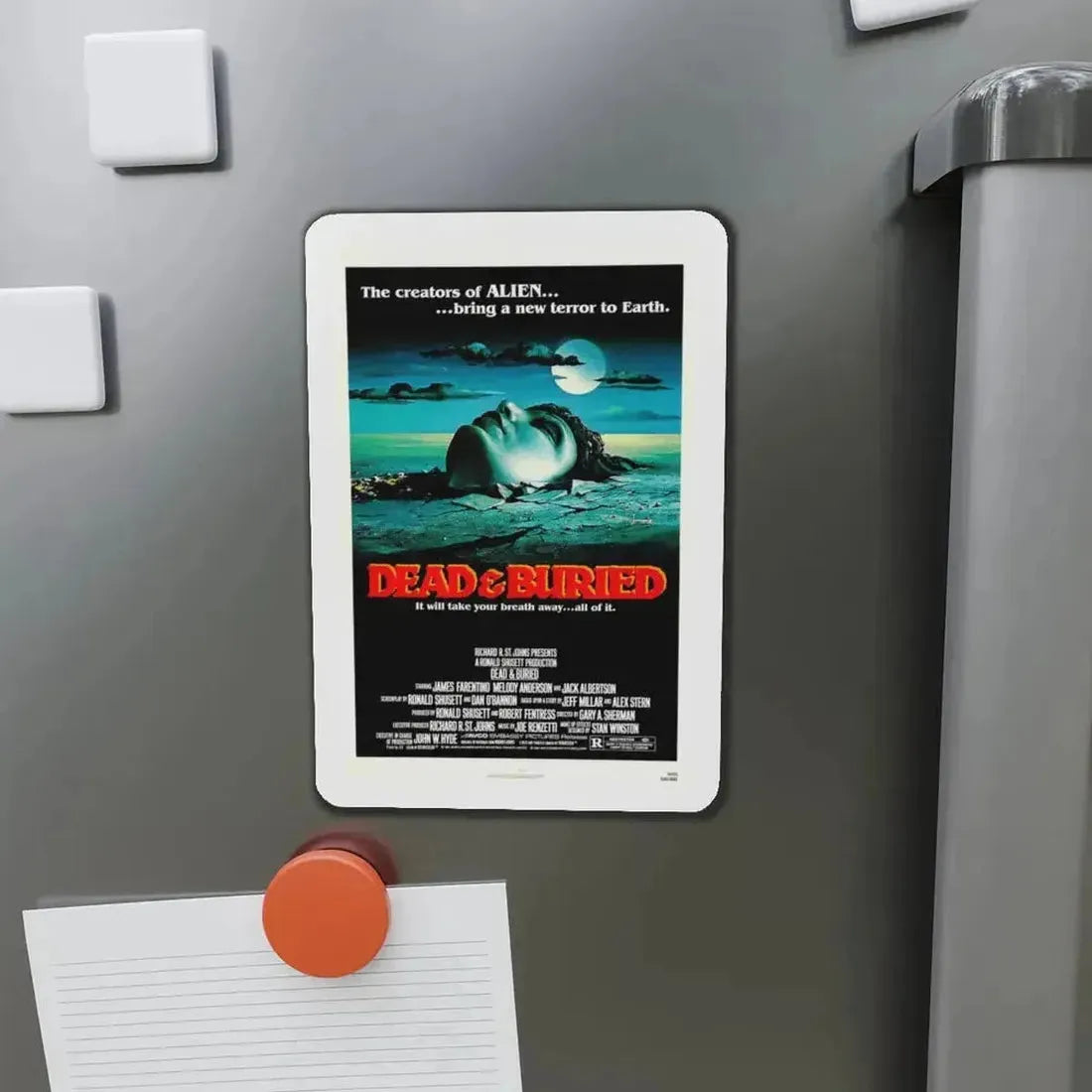 DEAD & BURIED 1981 Movie Poster - Refrigerator Magnet - The Sticker Space