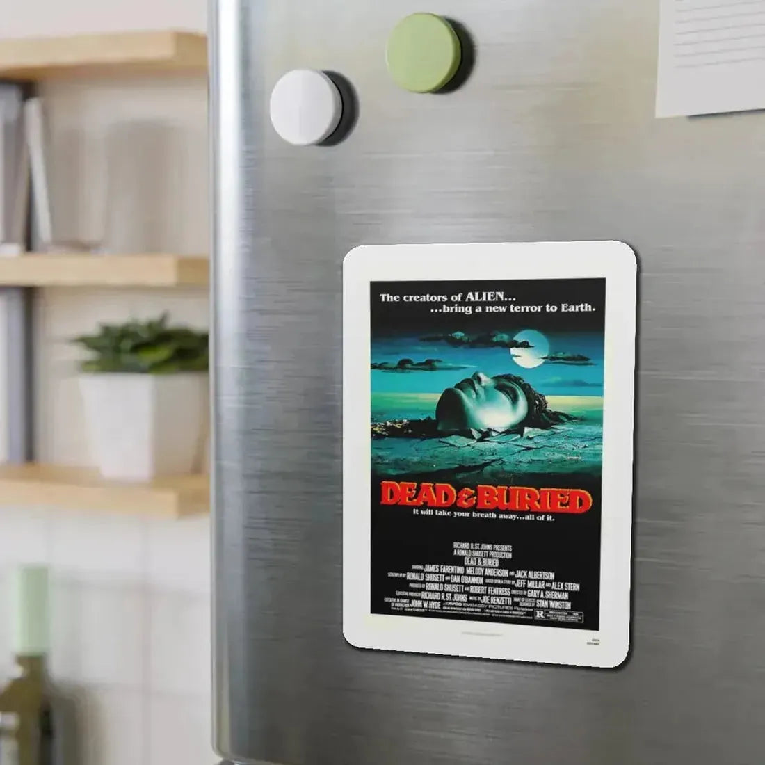 DEAD & BURIED 1981 Movie Poster - Refrigerator Magnet - The Sticker Space