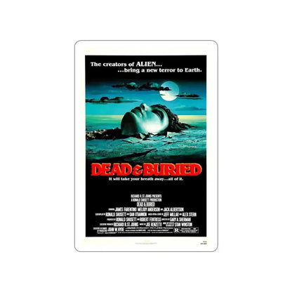 DEAD & BURIED 1981 Movie Poster STICKER Vinyl Die-Cut Decal 3 Inch - The Sticker Space