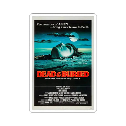 Dead & Buried 1981 Movie Poster - STICKER Vinyl Kiss-Cut Decal 2 Inch White - The Sticker Space